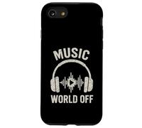 World Off Funny Music Lover Beat Makers Music Producer Mens Case for iPhone SE (2020) / 7/8