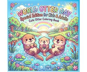 World Otter Day Coloring Book for Kids & Adults: Celebrate Nature, Wildlife, and Adorable Otters Through Coloring Fun!