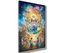 World Paint by Numbers for Adults 12x24inch Small Painting by Number Canvas Kits with Acrylic Paint Brushes,Hobbies for Adults Women Paint-by-Numbers Room Decor Wall Art,Universe,Without Frame,903-W