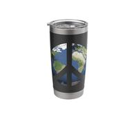 World Peace Earth Day Awareness Celebration Peace On Earth Stainless Steel Insulated Tumbler