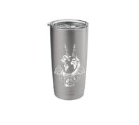 World Peace Earth Day Celebration Peace Sign Hand Gesture Stainless Steel Insulated Tumbler