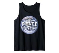 World Peace Earth Peace Symbol Design Tank Top
