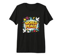 World Peace Fun Playful Global Unity Harmony Movement Premium T-Shirt