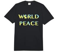 World Peace Needed Global Peace on Earth Text Graphic Comfort Colors Adult Heavyweight T-Shirt