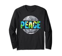 World Peace On Earth Conscious Humanity Love Kindness Earth Long Sleeve T-Shirt