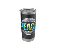 World Peace On Earth Conscious Humanity Love Kindness Earth Stainless Steel Insulated Tumbler
