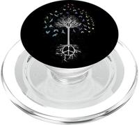 World Peace Tree Freedom Dove Birds Environment PopSockets PopGrip for MagSafe