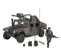 WORLD PEACEKEEPERS from Peterkin | 26cm Humvee Assault Vehicle with Military Figures and Accessories | 1:18 Scale | Action Figures & Accessories | Ages 3+