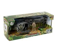 WORLD PEACEKEEPERS from Peterkin | 36cm Combat Helicopter with Military Figures | 1:18 Scale | Action Figures & Accessories | Ages 3+