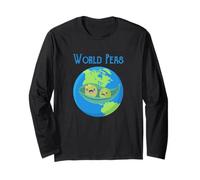 World Peas -Save The Earth, Peace, Animals, Environment Gift Long Sleeve T-Shirt