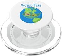 World Peas -Save The Earth, Peace, Animals, Environment Gift PopSockets PopGrip for MagSafe