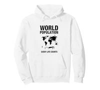World population every life counts Pullover Hoodie