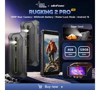 【World Premiere】Ulefone RugKing 2 Pro AI Rugged Phone Android 15 4G 128GB ROM Waterproof Smartphone NFC 5.45"4G Global 4550mA OR UAS67
