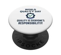 World Quality Day - Celebrate Excellence | Workplace Gift PopSockets Adhesive PopGrip