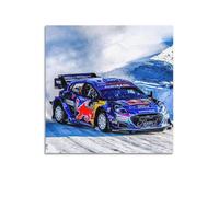 World Rally Championship Poster Race Car Poster Decorative Painting Canvas Wall Posters And Art Picture Print Modern Family Bedroom Decor Posters 16x16inch(40x40cm)