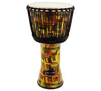 World Rhythm 11 Inch Rope Tuned Djembe Drum - Orange, MDJ003-OR