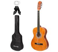 World Rhythm 4/4 Classical Guitar - Natural Spanish Guitar for Beginners, Full Size Guitar, Ideal for Children Aged 12+