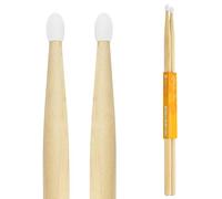 World Rhythm 5A Drumsticks Nylon Tip Maple - Pair - WR-609