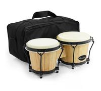 World Rhythm BON7 Bongos 6” and 7” Beginners Oak Bongo Drums