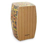 World Rhythm CAJ3 Cajon with Zebrawood Finish Playing Surface