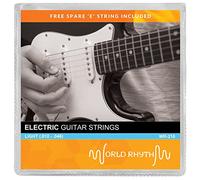World Rhythm Electric Guitar Strings - Light (.010 - .046) Gauge