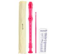 World Rhythm WR-803 Descant School Recorder - Pink