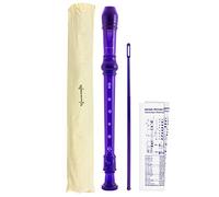 World Rhythm WR-804 Descant School Recorder - Purple