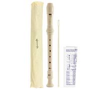 World Rhythm WR-807 Descant School Recorder - White