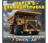 World’s Biggest Trucks Calendar 2026: Mega Machines Planner with Colossal Vehicles in Stunning Detail