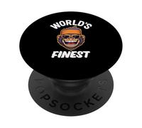 World’s Finest Smiling Funky Gorilla Retro Cool Shades PopSockets Adhesive PopGrip