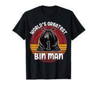 World’s Greatest Bin Man Rubbish Bag Trophy T-Shirt