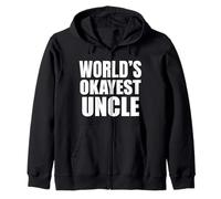World’s Okayest Uncle Zip Hoodie