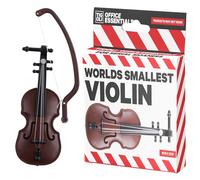 World’s Smallest Emergency Violin - Funny Novelty Gag Gift | Tiny Joke Present for Complainers, Moaners & Office Banter
