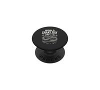 WORLD SNAKE DAY JULY 16 B & W PopSockets Adhesive PopGrip