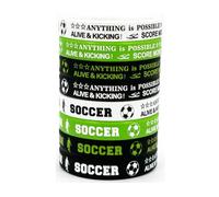 World Soccer Cup Bracelets Football Multicolor Soccer Silicone Bracelets Set Green Black White Red Soccer Rubber Wristbands Sport Theme Bracelets for Men Women Sport Events Party Supplies Birthday