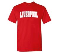 World Soccer Retro Club Men's Fan Apparel, Liverpool - Red Shirt, XXXXL