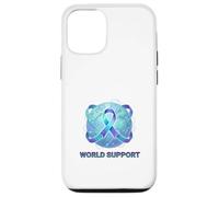 World Support Awareness Ribbon Global Unity Design Case for iPhone 12/12 Pro