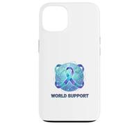 World Support Awareness Ribbon Global Unity Design Case for iPhone 13