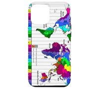 World Time Zone Map Case for iPhone 12 Pro Max