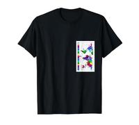 World Time Zone Map Value Graphic T-Shirt, Men, Black, S