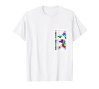 World Time Zone Map Value Graphic T-Shirt, Men, White, S