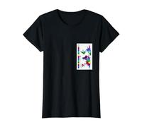 World Time Zone Map Value Graphic T-Shirt, Women, Black, M