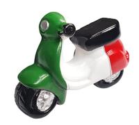 World Trade Vespa Magnet, Small, Italian Vintage Style, Decorative Magnet, Green / White / Red, 3D Fridge Decoration