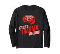World Trauma Day Mental Health Awareness Advocacy Long Sleeve T-Shirt