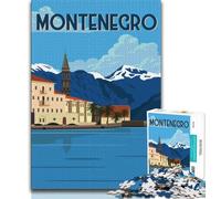World Travel Poster Jigsaw Puzzles 1000 Pieces for Adults Teens,Help The Brain Exercise Addictive Toys to Cultivate Patience Parent-child Interaction 50x75cm
