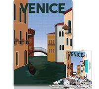 World Travel Poster Jigsaw Puzzles for Adults Teenagers Jigsaws Puzzle,Help The Brain Exercise Addictive Toys to Cultivate Patience Great Gift 38x26cm