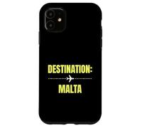 World Travel Vacation Holiday Malta Case for iPhone 11
