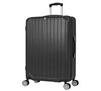 World Traveler Dejuno Beaumont Lightweight Hardside Expandable Spinner Luggage, Black, Large Checked, Dejuno Beaumont Lightweight Hardside Expandable Spinner Luggage