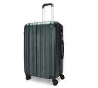 World Traveler VentureX Medium Checked Luggage, BritishGreen-Kemyer, Venturex Medium Checked Luggage Hardside Spinner Suitcase