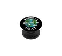 World Traveler Wanderlust Where to Next Around The Globe PopSockets Adhesive PopGrip